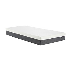 Vente-Unique Ensemble 90 x 190 cm sommier coffre naturel clair + matelas ressorts ensachés accueil mémoire de forme et mousse 7 zones déhoussable ép.25cm - KEPUR de YSMÉE