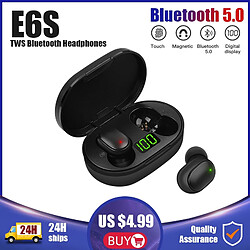 GUPBOO tws casque stéréo casque sans fil bluetooth 5.0 casque sans fil casque sans fil casque sans fil bluetooth casque écouteur 