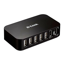 Hub USB PC Mac D-Link DUB-H7 7 Ports USB 2.0 +Bloc Chargeur +Câble USB-AB - Occasion