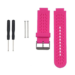 Wewoo Bracelet pour montre connectée Dragonne Sport en silicone Garmin Approach S2 / S4 Rose Rouge