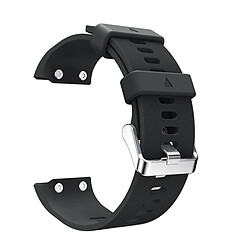 Avis Wewoo Bracelet pour montre connectée Dragonne Sport en silicone Garmin Foreruuner 35 Noir