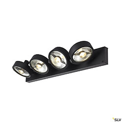 Avis Applique et plafonnier intérieur SLV KALU, quad, noir, GU10/QPAR111, 4x 75W max