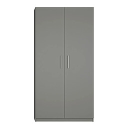 Inside 75 Ensemble de rangement pont 3 portes gris graphite mat largeur 330 cm