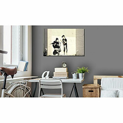 Paris Prix Tableau Imprimé Sniper & Child - Banksy 40 x 60 cm