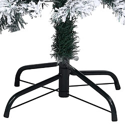 Acheter vidaXL Sapin de Noël artificiel avec neige floquée vert 150 cm PVC