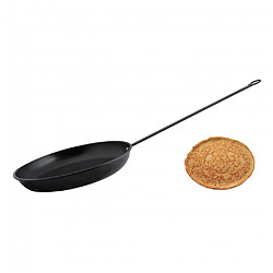 Ac-Deco Poêle à crêpes - cuisson extérieur - L 27 cm x l 77,7 cm x H 8,6 cm