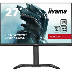 Ecran PC Gamer - IIYAMA G-Master Red Eagle GB2770QSU-B5 - 27 WQHD - Dalle IPS - 0.5ms - 165Hz - HDMI / DisplayPort / USB - FreeS pas cher