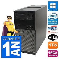 PC Tour Dell OptiPlex 990 Intel G630 RAM 16Go Disque Dur 1To Windows 10 Wifi · Occasion 