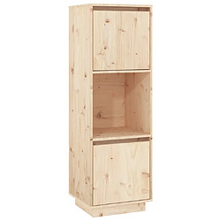 vidaXL Buffet haut 38x35x117 cm Bois massif de pin 