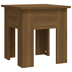 Maison Chic Table basse,Table Console Table d'appoint, Table pour salon Chêne marron 40x40x42 cm Aggloméré -MN89894