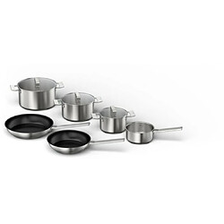 Bosch Set poêles et casseroles HEZ9SE060 Batterie de cuisine 6 pièces