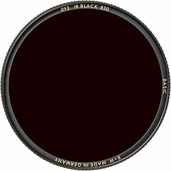 B+W 830/093 Filtre IR Noir Rouge (39 mm)