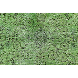 Vidal Tapis de laine 269x170 vert Ultra Vintage pas cher