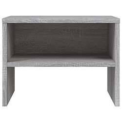 Acheter vidaXL Tables de chevet 2 pcs Sonoma gris 40x30x30cm Bois d'ingénierie