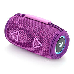 Yonis Enceinte Bluetooth 3D Stéréo Portable LED FM