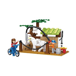 Briques Compatibles Lego - Construction - La ville - Le Toilettage Du Cheval - Sluban