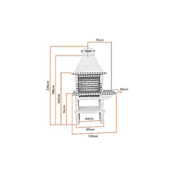 Avis Jardindeco Barbecue extérieur pierre et brique Vizela.