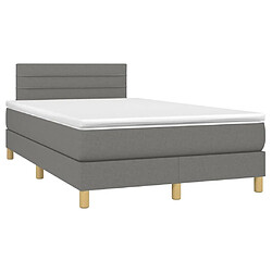 Avis Sommier à lattes,Cadre à lattes de lit et matelas et LED pour Adulte Gris foncé 120x200 cm -MN97623