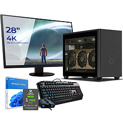 Sedatech Pack Mini-PC Gamer Pro • AMD Ryzen 7 7700X • RTX4080 • 32 Go DDR5 • 2To SSD M.2 • Windows 11 • Moniteur 28"