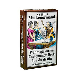 Melle Lenormand - Piatnik - Jeu de 36 cartes 