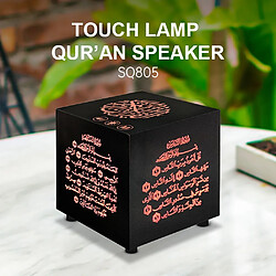 Universal SQ805 Mini Muslim Cube Cube Speaker Touch Portable Sans fil MP3 Lecteur MP3 Haut-parleur Islam Lecteur MP3 Arabe Koran Lampe d'apprentissage | Haut-parleurs portables