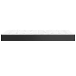 Avis vidaXL Matelas de lit à ressorts ensachés Noir 90x200x20 cm Similicuir