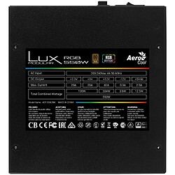 Bloc d'Alimentation Aerocool LUXRGB550M 550 W 80 Plus Bronze