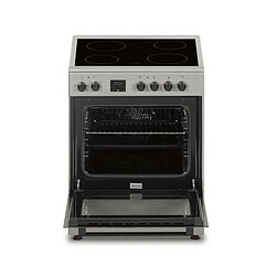 Avis Cuisiniere vitrocéramique CONTINENTAL EDISON CECV60FCS - 4 feux - L58,8 xP61 xH83 cm - Silver