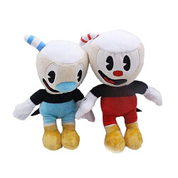 Universal 2pcs Cuphead Cartoon Figure Blue Red Soft Doll Girl Plush Toy