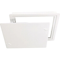 trappe de visite - 28 x 24 - en pvc - blanc - nicoll 1tv24