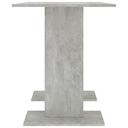 Avis vidaXL Table de salle à manger Gris béton 110 x 60 x 75 cm Aggloméré