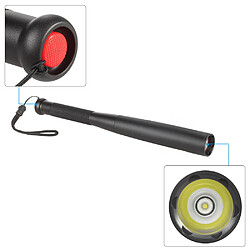 Avis Lampe de poche LED de baton de baseball 41CM Super Bright Baton Torche d'urgence auto - Noir