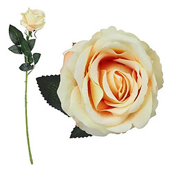 Totalcadeau Fleur artificielle rose (50 Cm) Couleur - Jaune pas cher