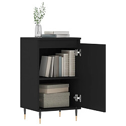 Avis vidaXL Buffet noir 40x35x70 cm bois d’ingénierie