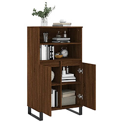 Acheter Maison Chic Buffet,Meuble de Rangement,commode pour salon,Cuisine Chêne marron 60x36x110 cm Bois d'ingénierie -MN97389