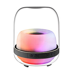 Yonis Enceinte Bluetooth 6D Stéréo Lumineuse 15W Enceinte Bluetooth 6D 15W Stéréo Luminous Son Haute-Fidélité Autonomie 6H YONIS