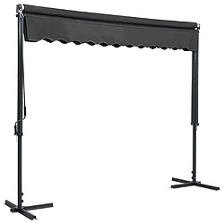 Avis vidaXL Auvent sur pied 300 x 300 cm Anthracite