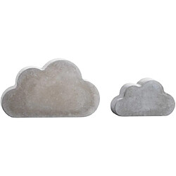 Rayher 36104000 Moule forme Nuage, plastique PET transparent, 2 tailles 15X9cm et 10X6cm, profondeur 3cm, pour béton créatif, poudre de coulée Raysin, cire, savon, 1 pièce, réutilisable