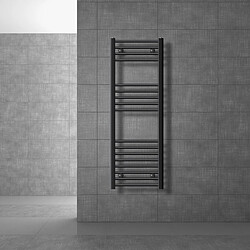 LuxeBath Radiateur de salle de bain Sahara Raccord latéral sèche-serviettes Anthracite 40