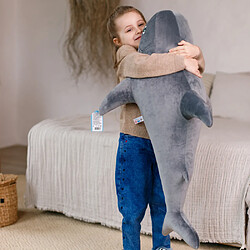 WP Merchandise - Grande peluche requin blanc 100 cm pas cher