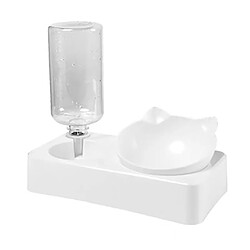 Universal Chien chat bol mangeur automatique bol de nourriture distributeur d'eau bol de boisson stand surélevé assiette bol boisson fontaine fourniture pour animaux de compagnie 