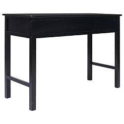 Acheter vidaXL Bureau Noir 110 x 45 x 76 cm Bois