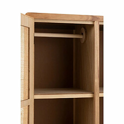 Inside 75 Armoire TSARA - 2 portes en bois naturel pas cher