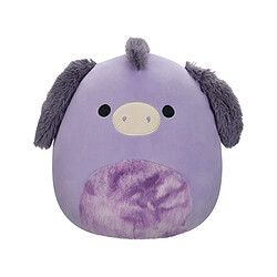 Jazwares Squishmallows - Peluche Purple Donkey with Tie-Dye Belly Deacon 30 cm