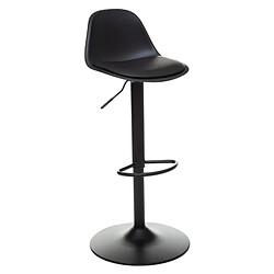 Atmosphera, Createur D'Interieur Tabouret bar déco style scandinave "alko" atmosphera - noir Tabouret bar déco style scandinave "Aiko" Atmosphera - Noir