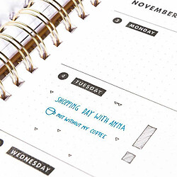 Rico Tampon en silicone calendrier : jours / mois / chiffres 9,5 X 15 cm