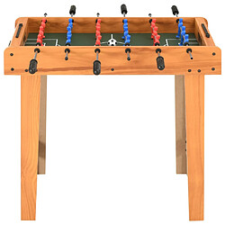 vidaXL Mini table de football 69x37x62 cm Érable