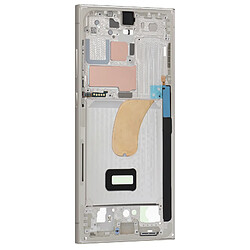 Samsung Châssis Central pour Samsung Galaxy S23 Ultra Original Service Pack Beige