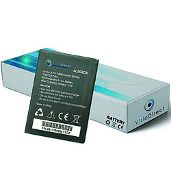 Batterie compatible AC50BOX pour ARCHOS 50 Platinium 3.7V 1600mAh - VISIODIRECT -