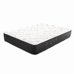 Visiodirect Matelas à ressorts ensachés MIERA , King Size, 180x200 cm, en mousse haute densité, Soutien très ferme 